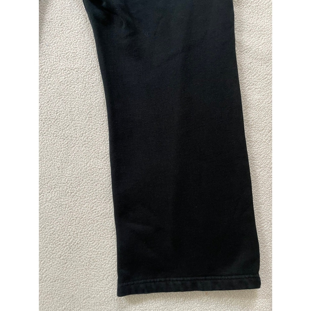 Lauren Ralph Lauren Womens 2X Pants Black Knit Cotton Blend Fleece Pockets - Picture 14 of 14